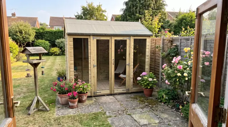 A Total Sheds building in a customer’s garden