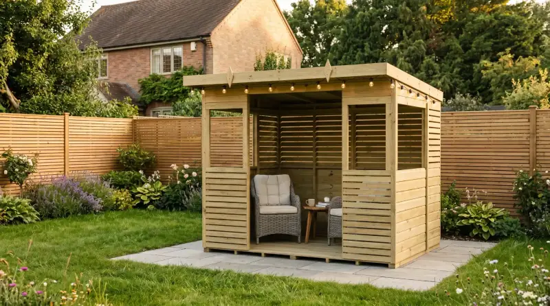 A Total Sheds building in a customer’s garden