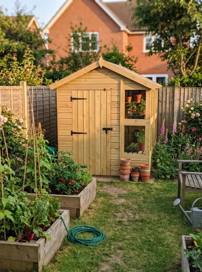 A Total Sheds building in a customer’s garden