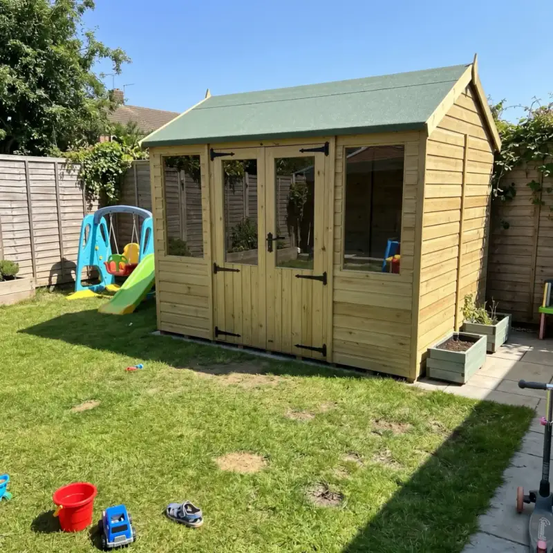 A Total Sheds building in a customer’s garden