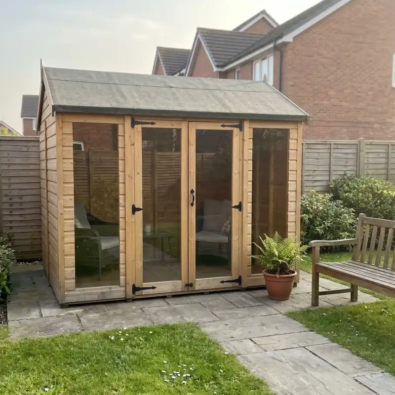 A Total Sheds building in a customer’s garden