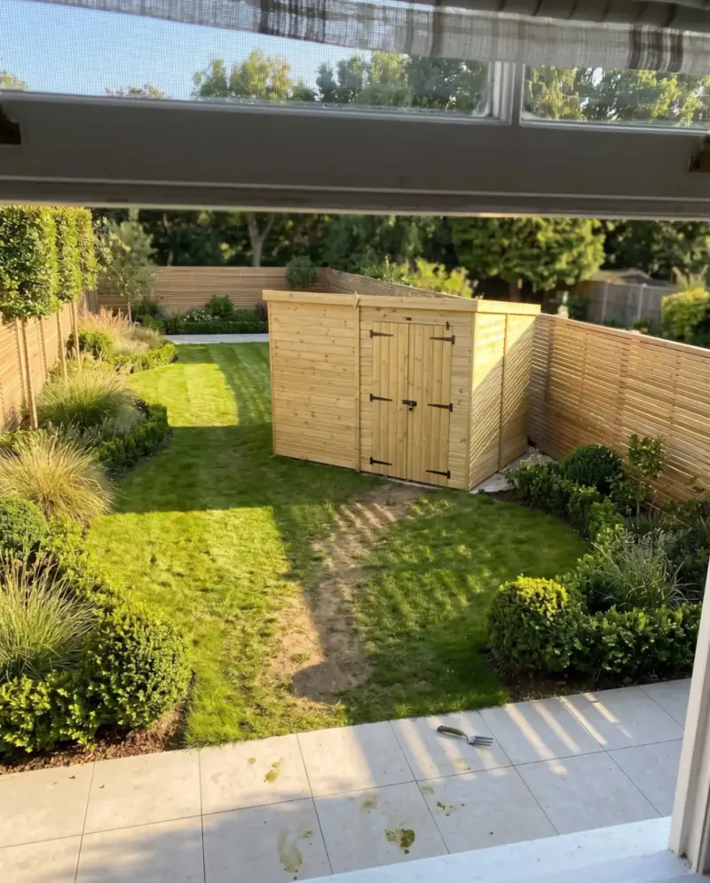 A Total Sheds building in a customer’s garden