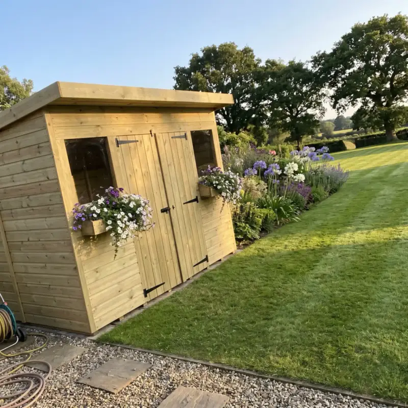 A Total Sheds building in a customer’s garden