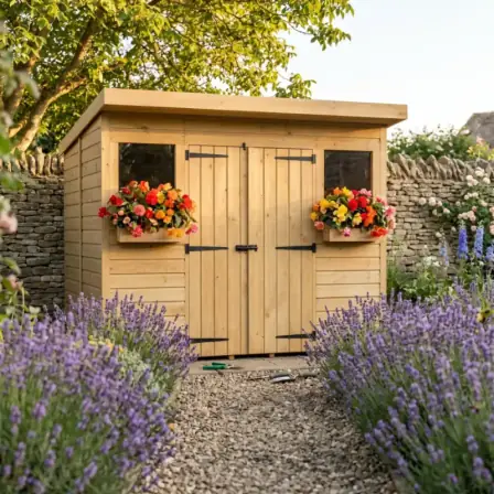 A Total Sheds building in a customer's garden