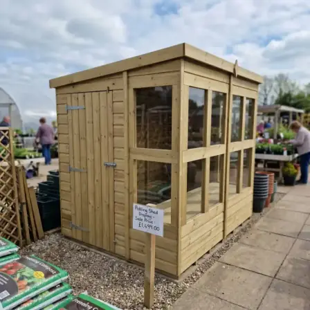 A Total Sheds building in a customer's garden