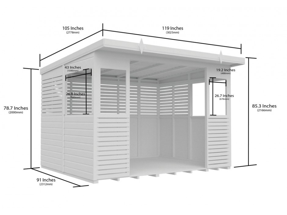 10ft x 8ft BBQ/Outdoor Kitchen