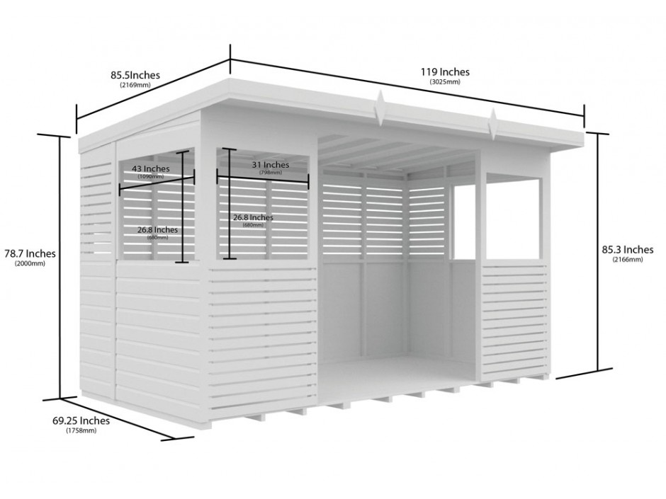 12ft x 6ft BBQ/Outdoor Kitchen