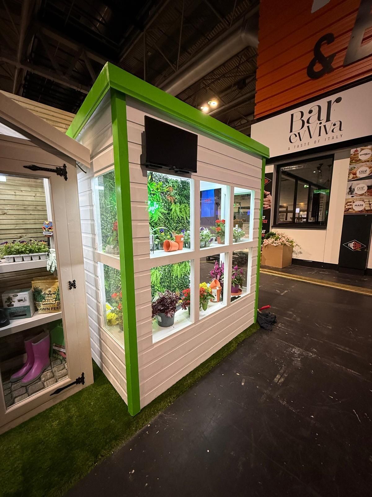 Total Sheds Potting Shed on display at Glee Garden Show, NEC Birmingham